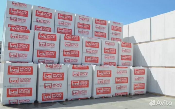 Газоблок Новоблок Д400 В2.5