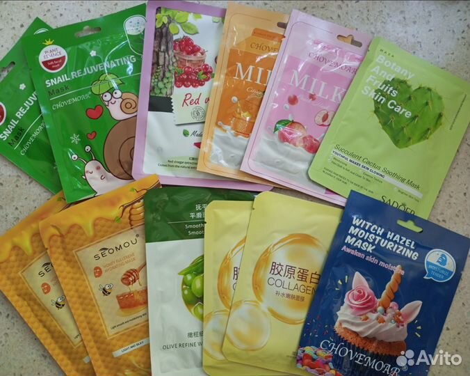 Тканевые маски с сывороткой для лица