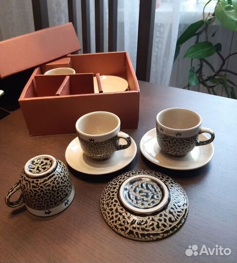 Кофейный сервиз, 4 пары