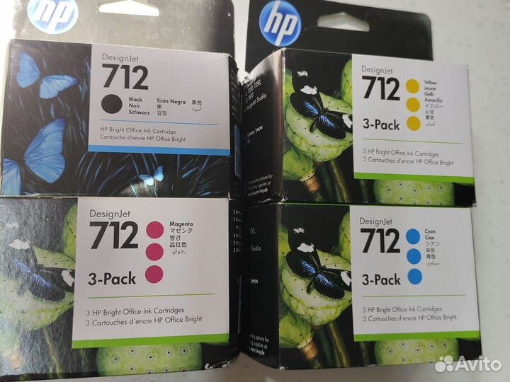 Картридж hp 712 black