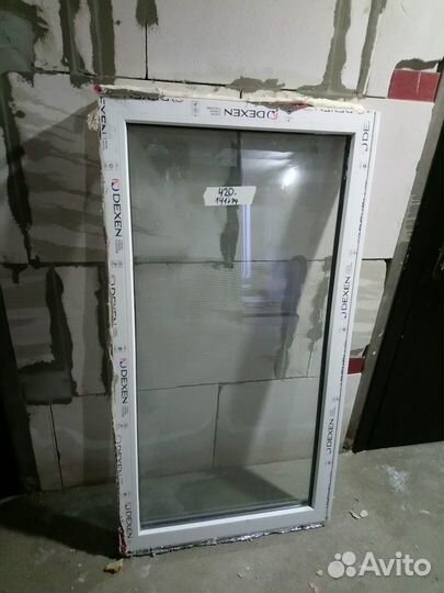 Окна пластиковые глухие бу (размеры в описании)