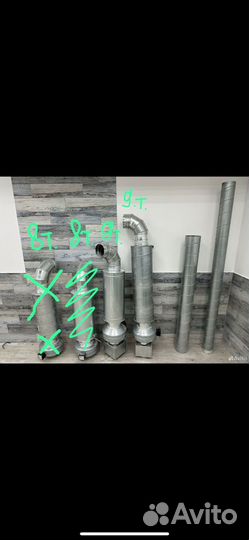 Канальный вентилятор/ шумоглушитель