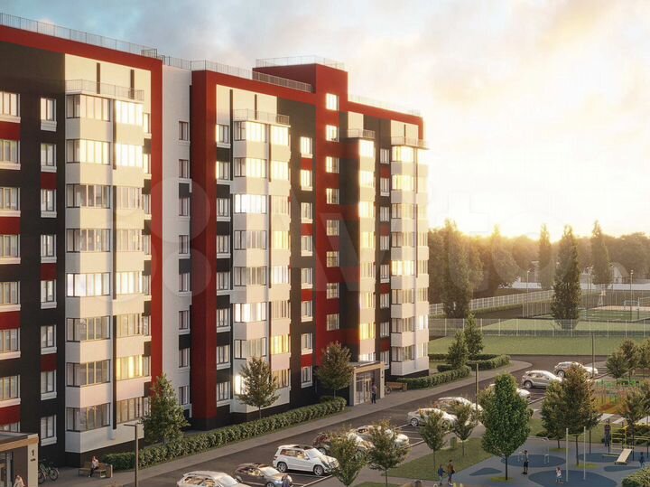 2-к. квартира, 53,4 м², 7/8 эт.