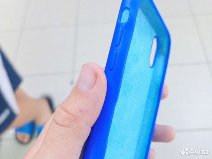 Чехол цвет синий бу на 10 iPhone