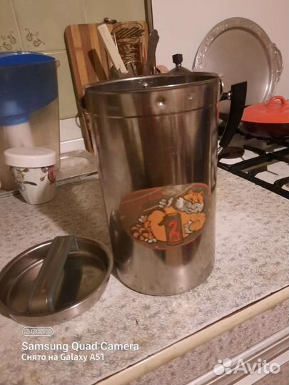 Молочный бидон из нержавеющей