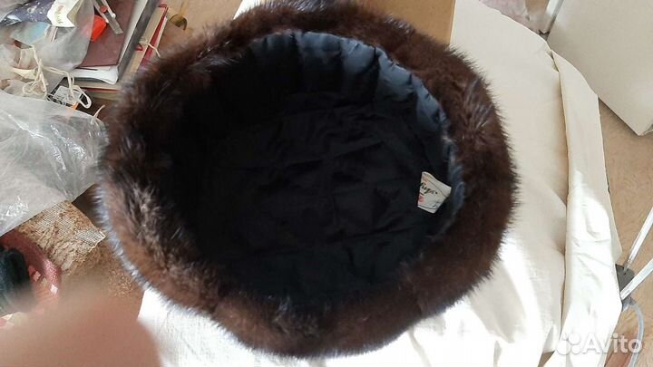 Норковая шапка мужская