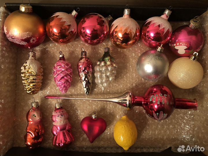Елочные игрушки СССР одним лотом