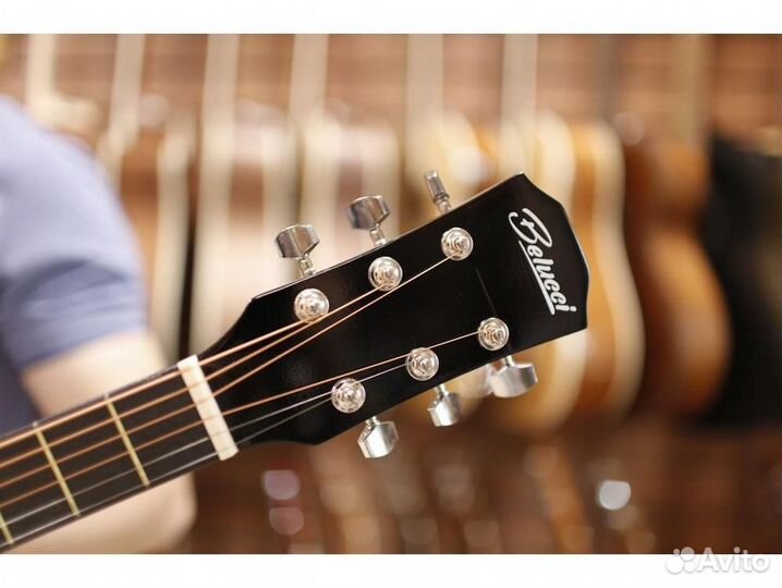 Belucci BC3810 BK черная акустическая гитара