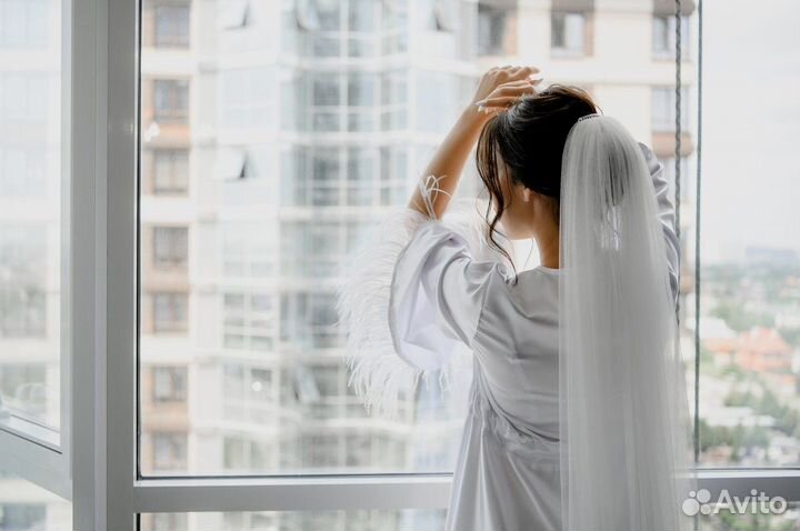 Женский халатик шелковый