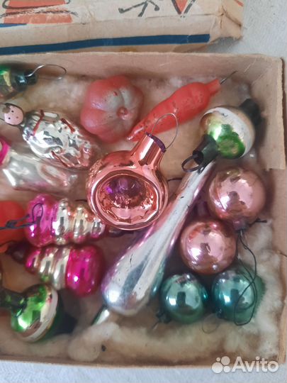 Елочные игрушки СССР