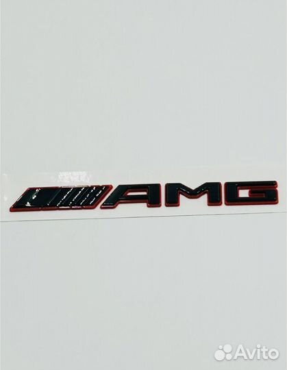 Наклейка шильдик AMG
