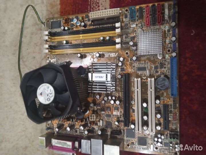 Материнская плата с процессором lga775