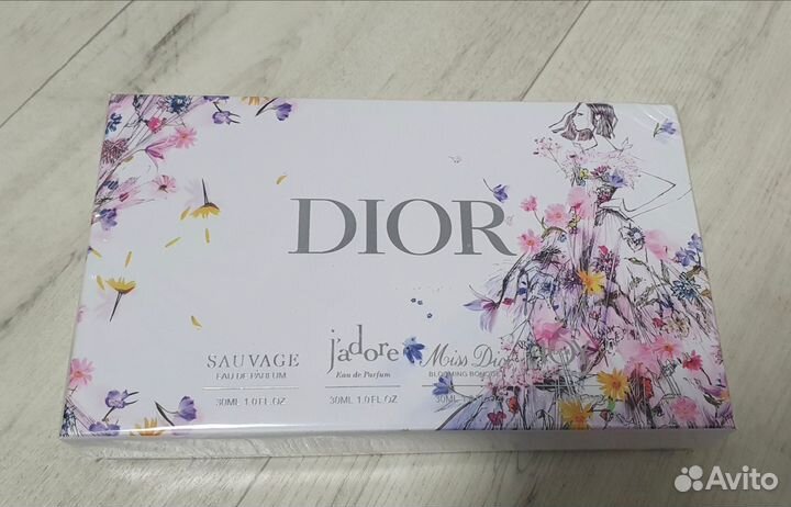 Парфюмерный подарочный набор Dior, 4x30 ml