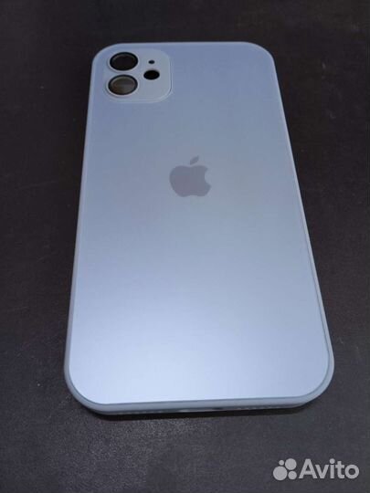 Стеклянный чехол для iPhone 11