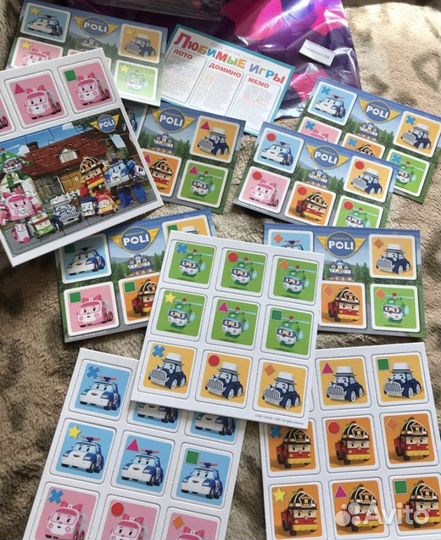Настольная игра Робокар Поли Лото+Пазл