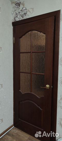 Дверь межкомнатная со стеклом бу