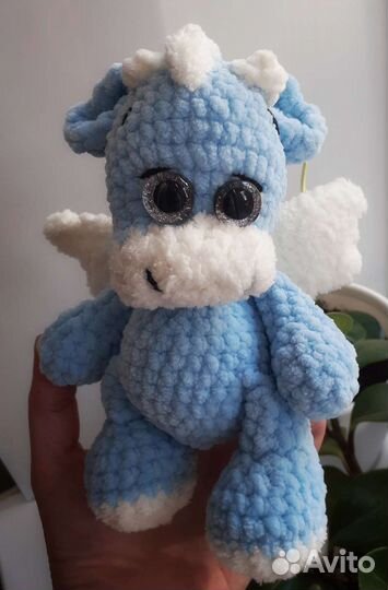 Плюшевый дракон/ручная работа/игрушка