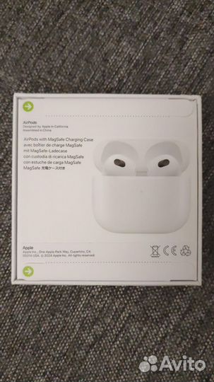 Беспроводные наушники apple airpods 3