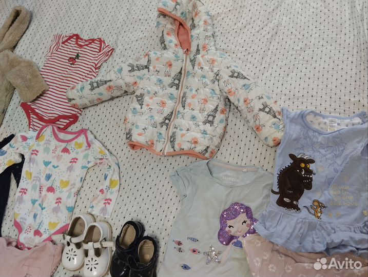 2 пакета вещей для девочки от 6 месяцев -1,5 года