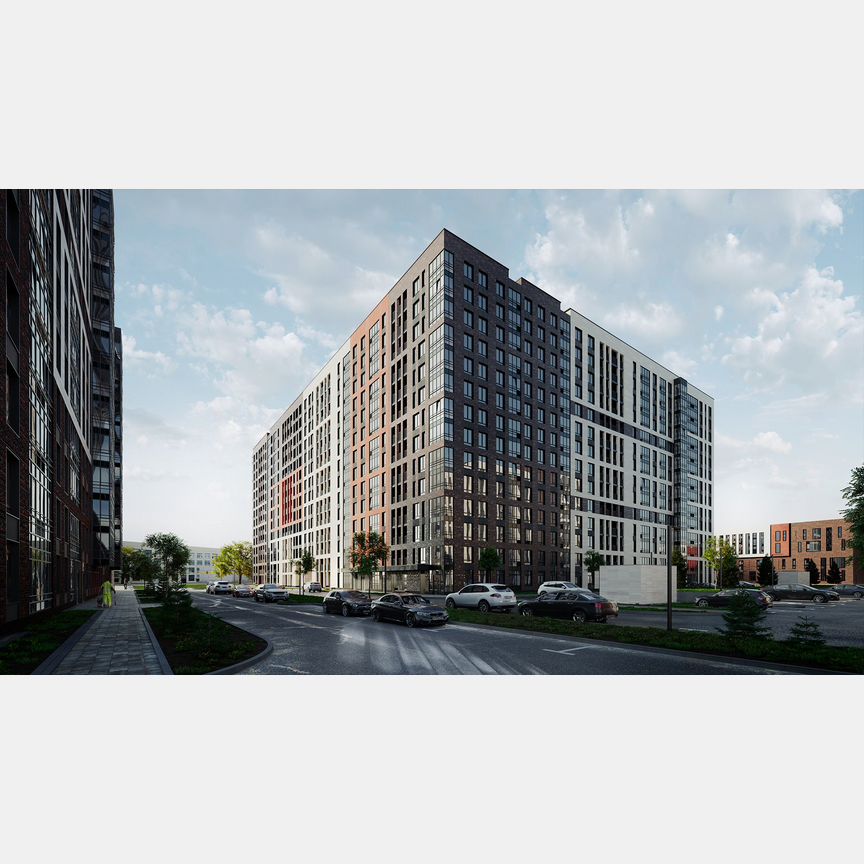 1-к. квартира, 61,5 м², 1/16 эт.