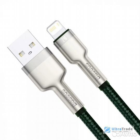Кабель Xiaomi Baseus USB to iP 2.4A 1m Green