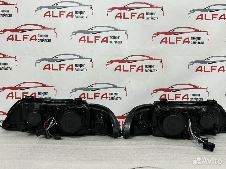 Фары bmw e39 с ангельскими глазками