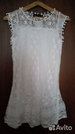 Платье белое 38 размер