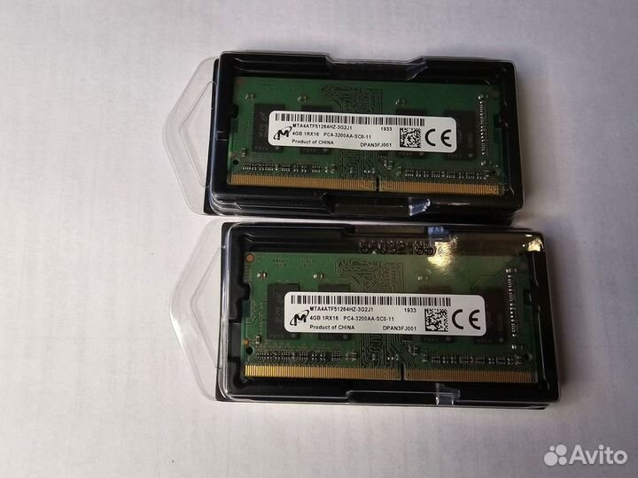 Память для ноутбука DDR4 4GB 3200мгц