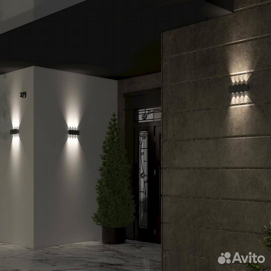 Уличный настенный светодиодный светильник Novotech Street Calle 358561