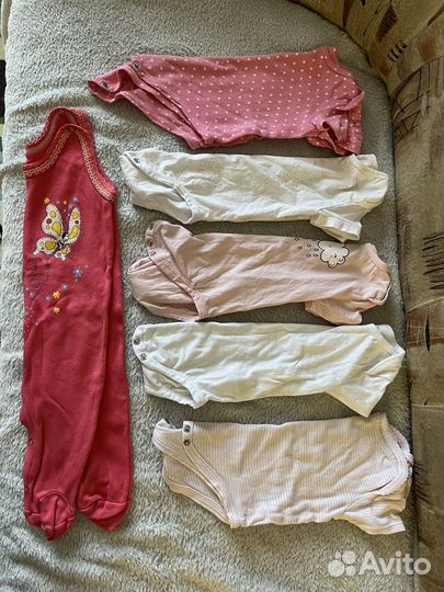 Одежда пакетом на девочку 74