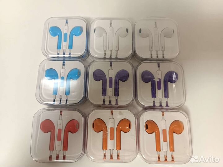 Проводные наушники с микрофоном