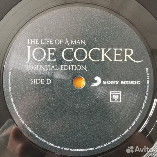 2LP Joe Cocker The Life Of A Man-The Ultimate Hits