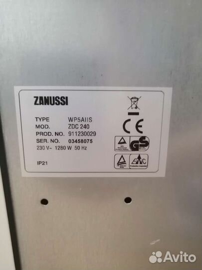 Посудомоечная машина Zanussi