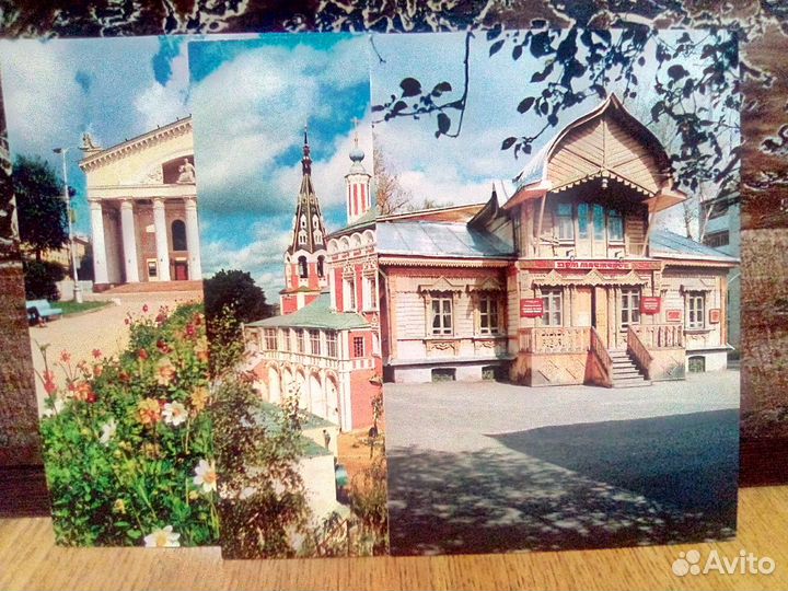Набор открыток СССР Привет из Калуги