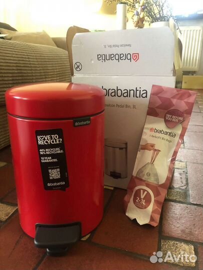 Мусорное ведро Brabantia Newicon Pedal bin 3л