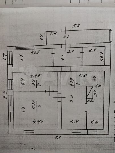 Дача 46 м² на участке 10 сот.
