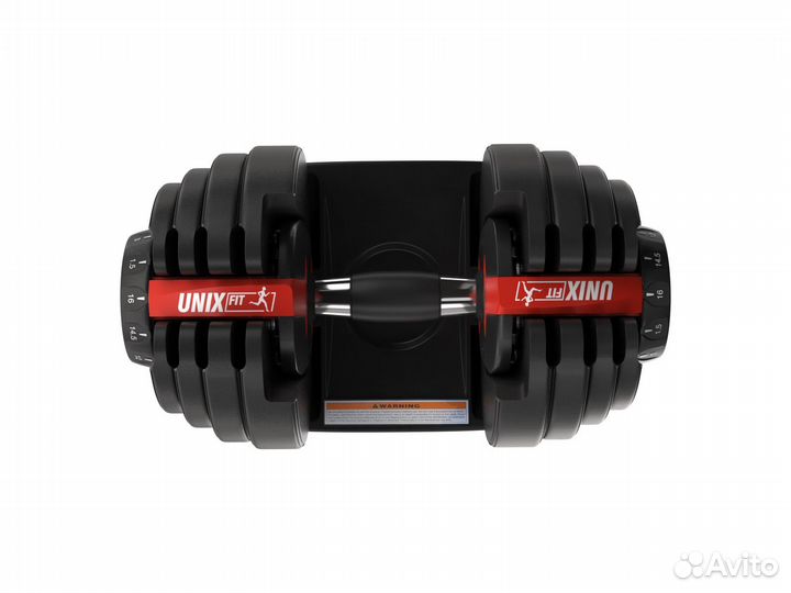 Гантель регулируемая unix Fit 40 кг