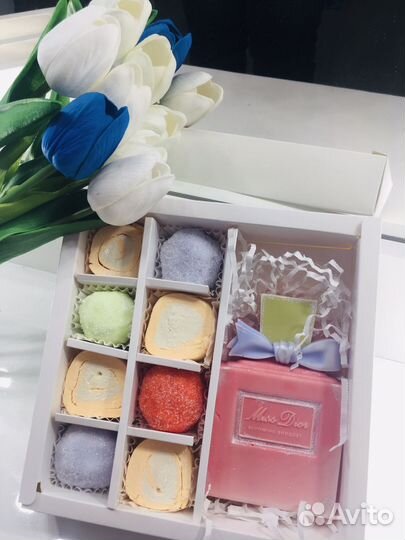 Десертные свечи,скрабы