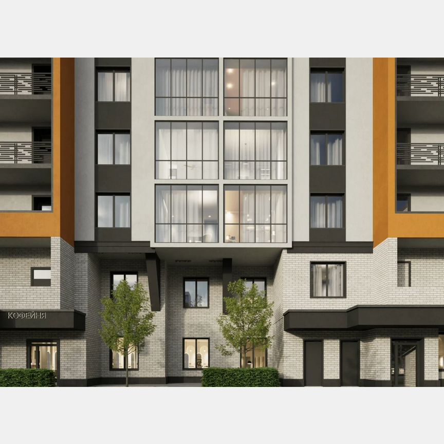 1-к. квартира, 43,6 м², 2/16 эт.