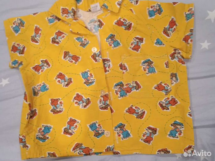 Рубашка пляжная детская