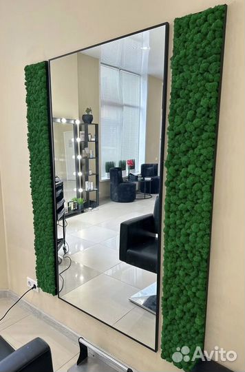 Картина, панно,стена из стабилизированного мха