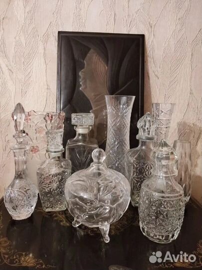 Графины салатники сахарница