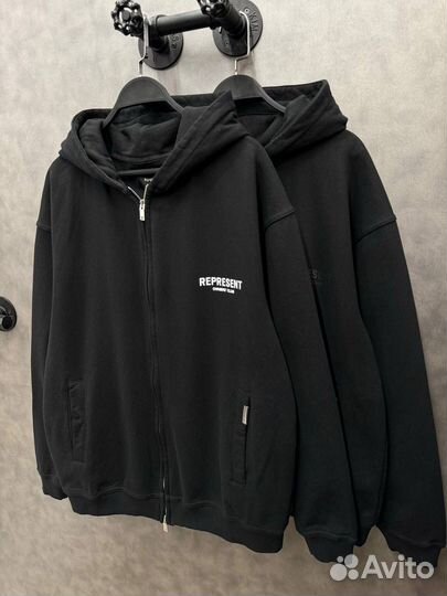 Зип худи represent