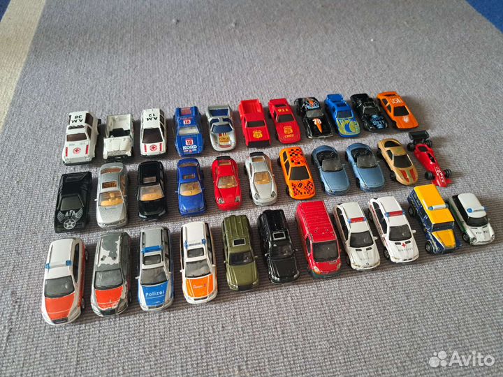 Машинки разных масштабов