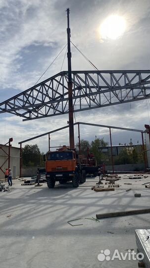 Аренда и услуги автокрана-вездехода, 25 т, 28 м, с гуськом 9 м