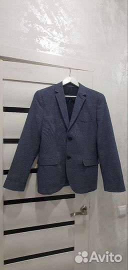 Пиджак школьный для мальчика синий