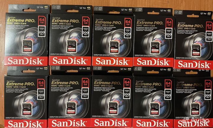 Sandisk Extreme Pro sdxc UHS-I 128GB 200/90