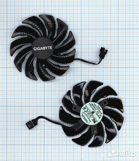 Вентилятор (кулер) для видеокарты Gigabyte RX 470
