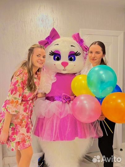 Ростовая кукла Аниматор Зайка Ляля поздравление