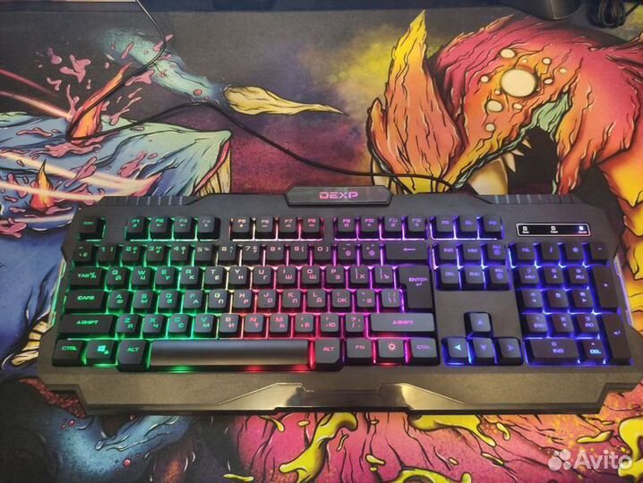 Клавиатура dexp и мышка